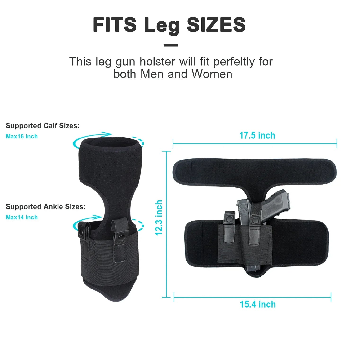 Concealed Carry Ankle Gun Holster