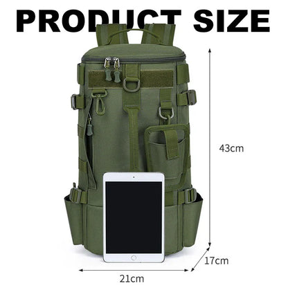 Outdoor Fishing Tackle Backpack Waterproof Hiking Travel Cycling Bag