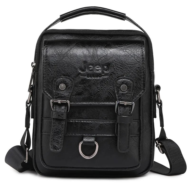 JEEP Multi-function Leather Business Shoulder Bag